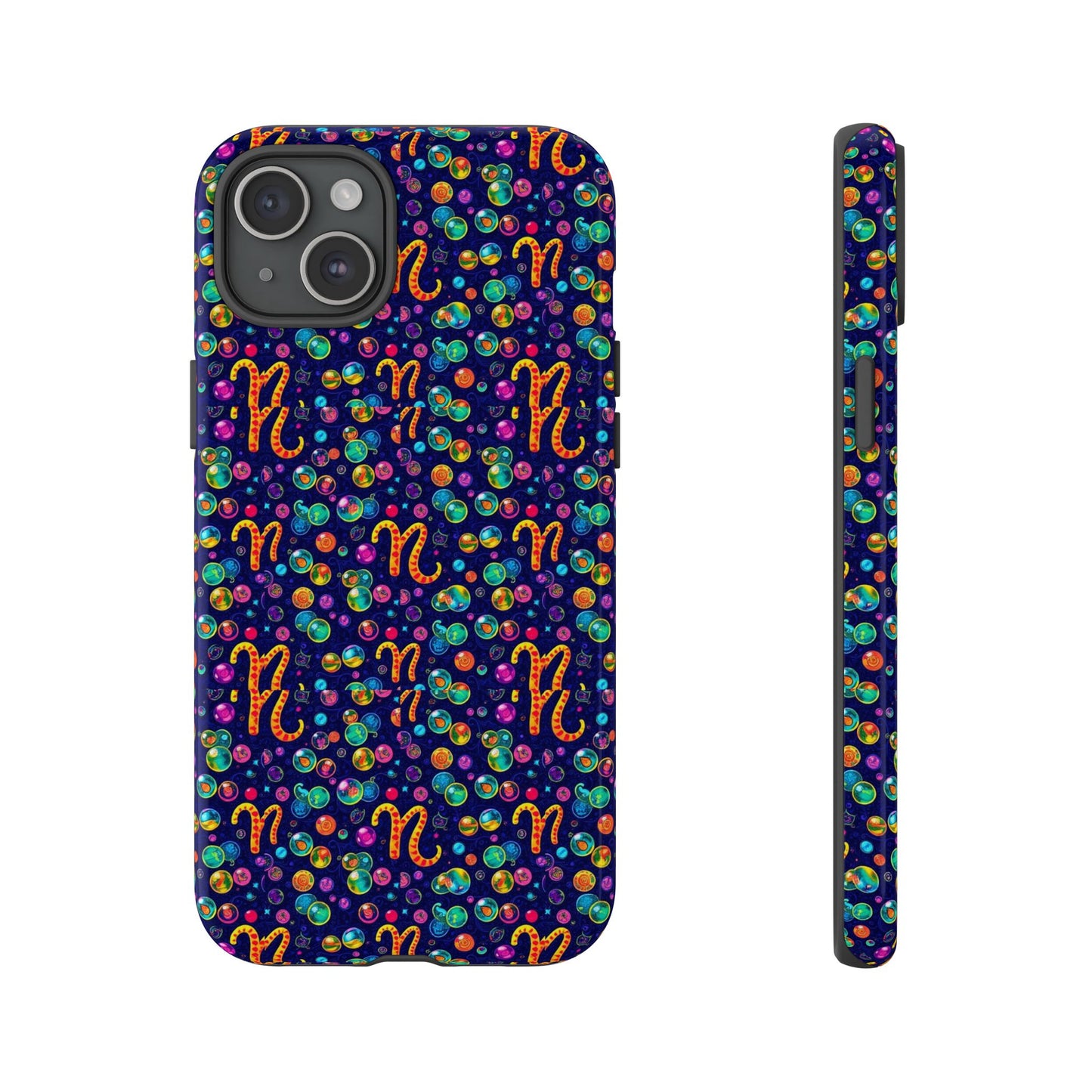 Tough Cases, Aquarius, Zodiac, Bubble Pattern