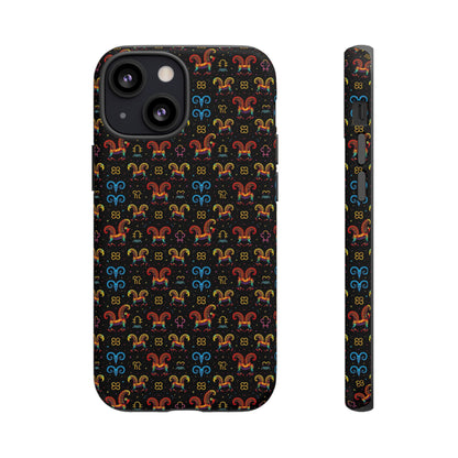 Tough Cases, Aries, Zodiac v1, Metal Pattern